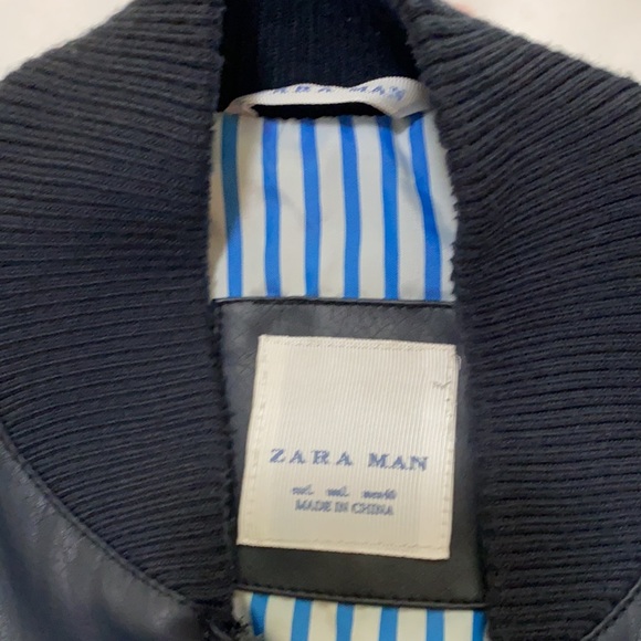 NWT Zara Man sz large fits slim, Navy Blue - Picture 2 of 6